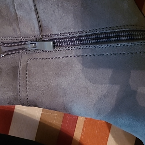 New, never worn faux suede booties! - Picture 7 of 8